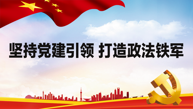 坚持党建引领 打造政法铁军
